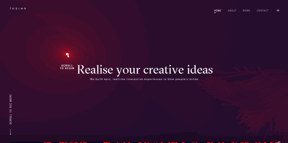 website design inspiration – lusion